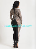Black & White Mesh Catsuit