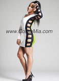 Lime Cutout Dress