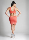 Peach Sicario Dress
