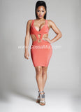 Peach Sicario Dress