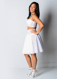 White Lace Skirt